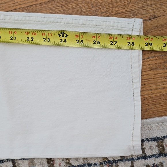 ABERCROMBIE & FITCH WOMEN'S PLUS IVORY WHITE "CURVE LOVE" PANTS SIZE 36/22 LONG - Picture 10 of 15